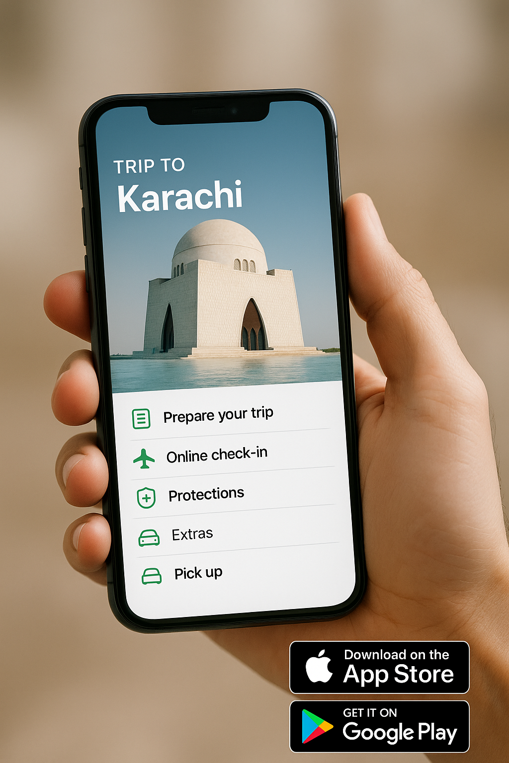 Car Rental Mobile App Interface